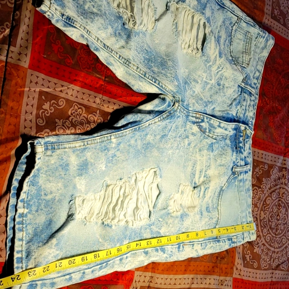 Denim shorts